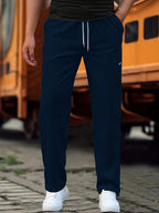 Leah | Men's Jogger Pants | Casual Everyday Trousers | Cotton Blend, Relaxed Fit