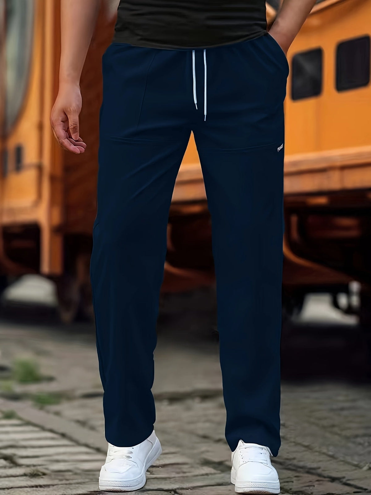 Leah | Men's Jogger Pants | Casual Everyday Trousers | Cotton Blend, Relaxed Fit