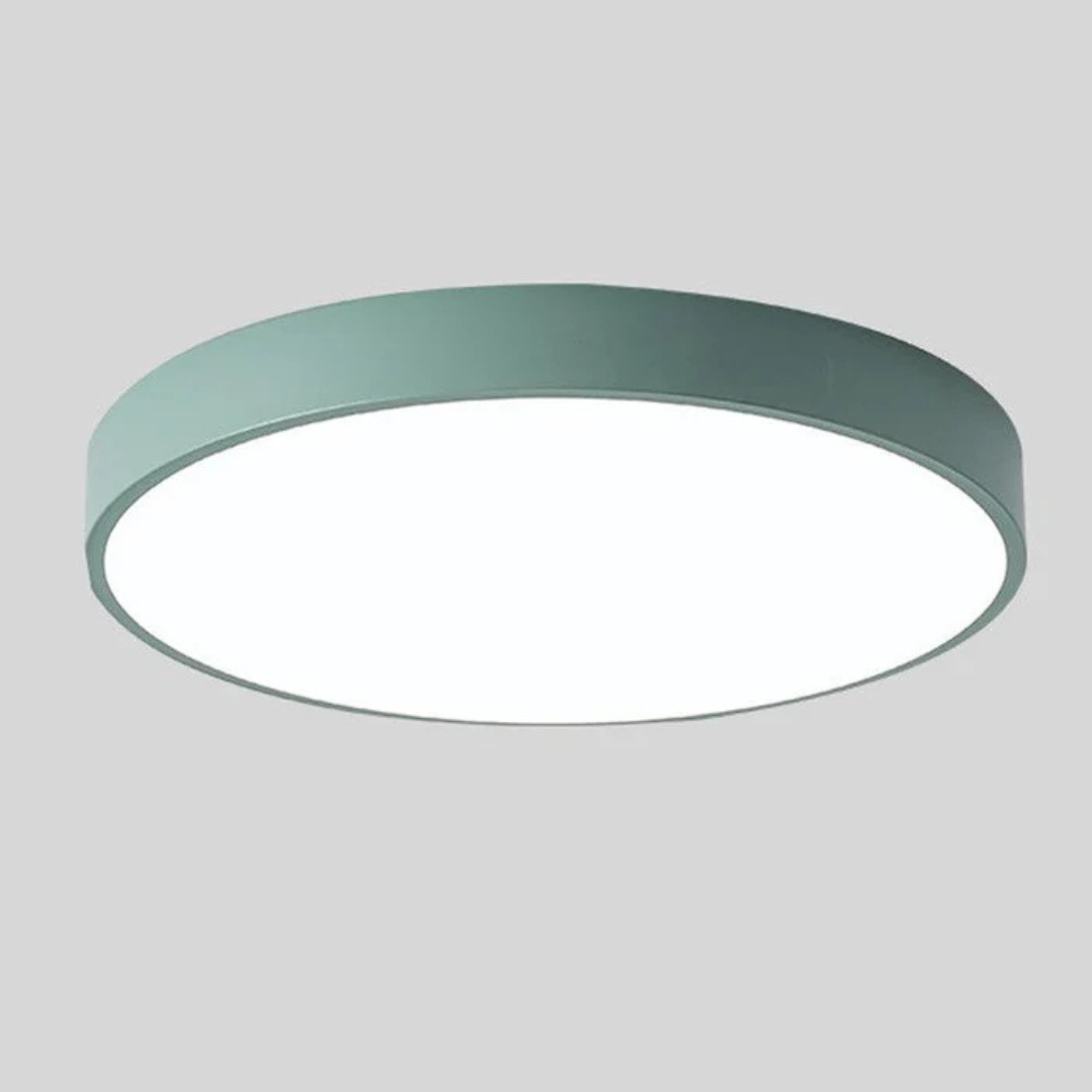 Inez | Ceiling Light | Scandinavian Wood LED, Round | Modern Indoor