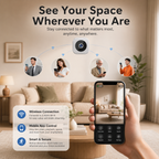 Clea | Security Camera | 1080P HD, Night Vision, Wireless | Magnetic Mount