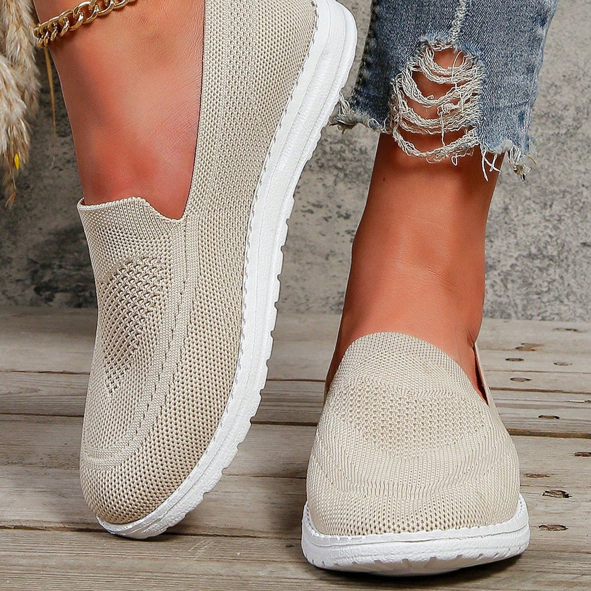 Women's Orthopedic Sneakers | Lightweight Knit Slip-On | Breathable