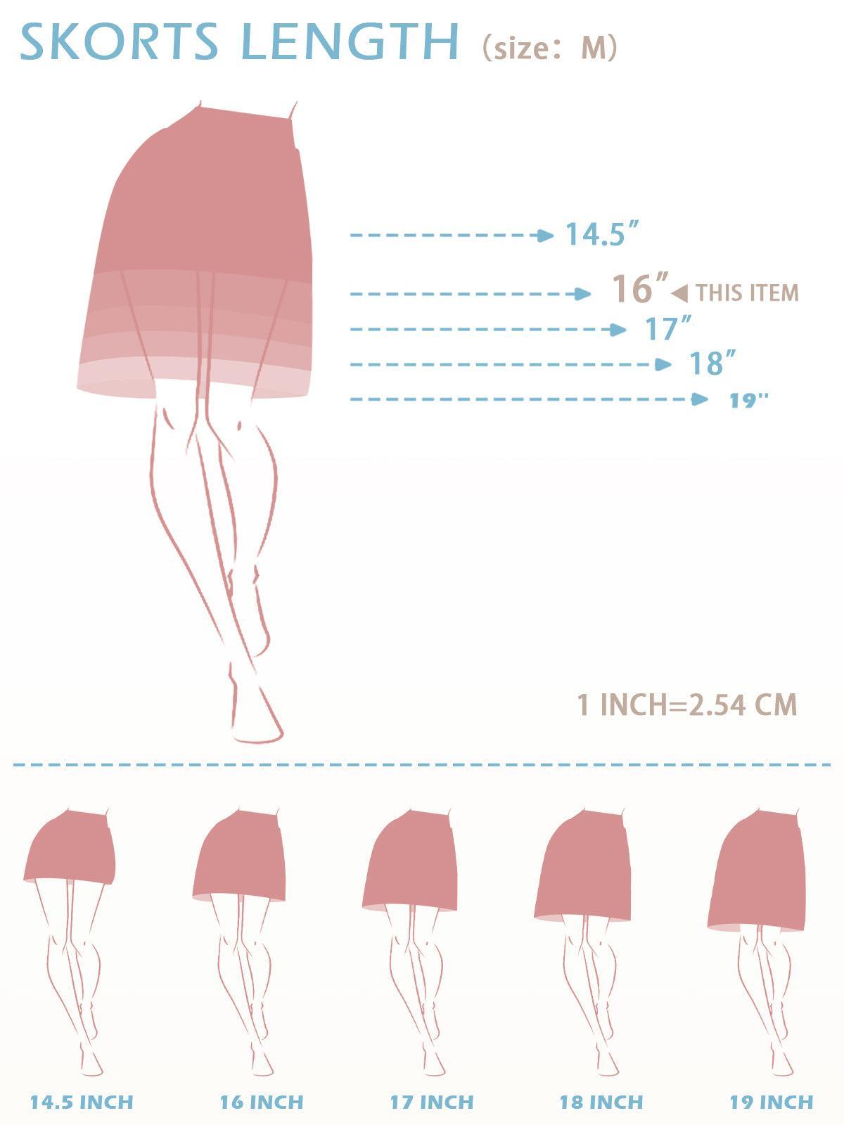 Luna | Women's Skort | UPF 50+ Sun Protection, 16 Inch | Stretch