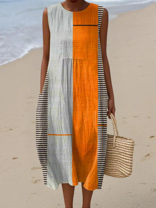 Soraya | Women's Summer Dress | Sleeveless, Loose Fit | Lightweight