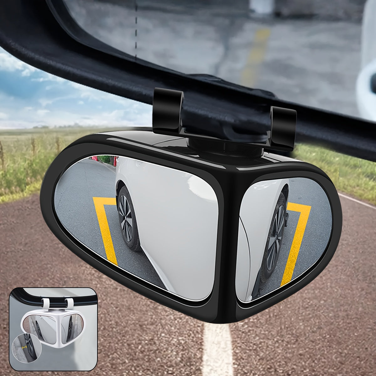 Aria | Blind Spot Mirrors | 2-Pack, 360° Adjustable, Wide Angle | Universal Fit