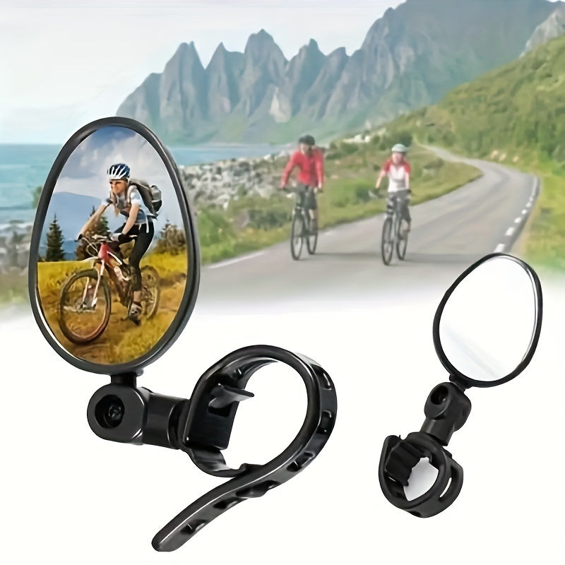 Briar | Bicycle Rearview Mirrors | Wide Angle, Oval, Universal Fit | 2 Pack