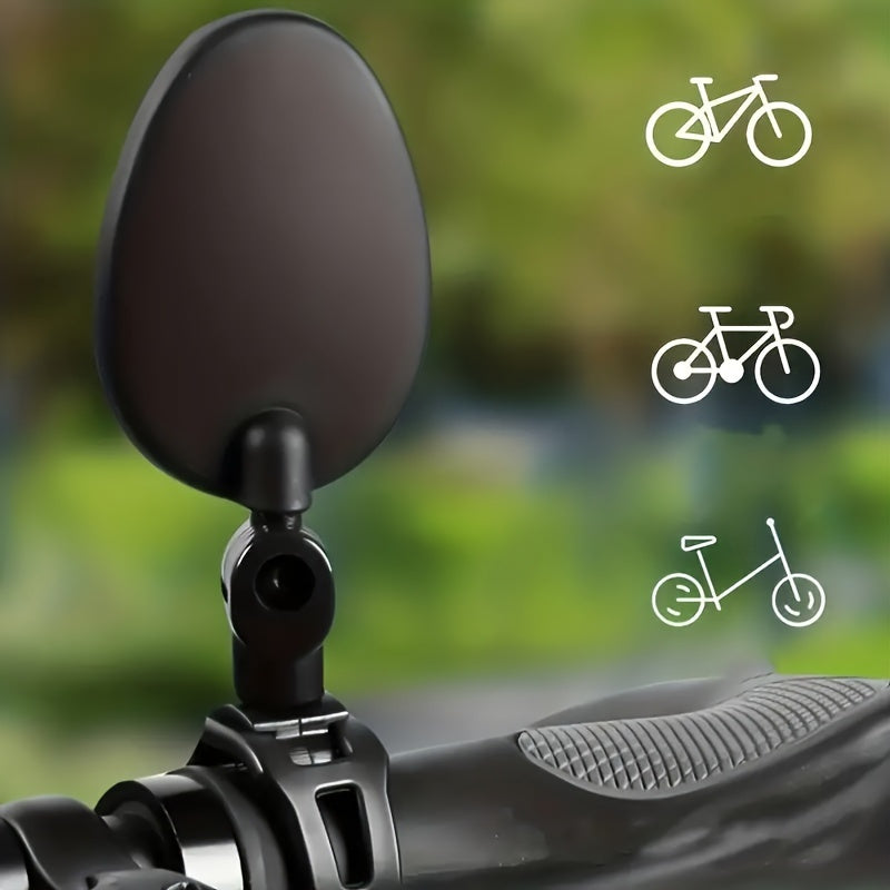 Briar | Bicycle Rearview Mirrors | Wide Angle, Oval, Universal Fit | 2 Pack