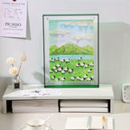 Yara | Acrylic Photo Frame | Transparent, Double-Sided, Art Deco | Wall & Table