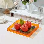 Yara | Acrylic Photo Frame | Transparent, Double-Sided, Art Deco | Wall & Table