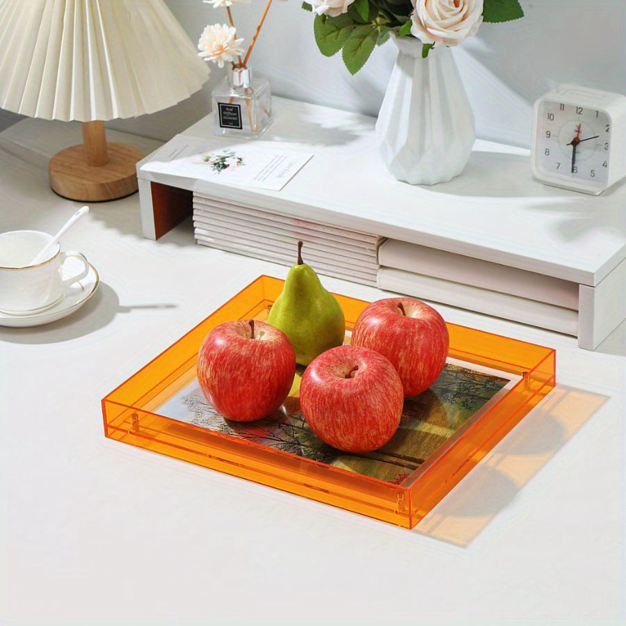 Yara | Acrylic Photo Frame | Transparent, Double-Sided, Art Deco | Wall & Table