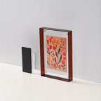 Yara | Acrylic Photo Frame | Transparent, Double-Sided, Art Deco | Wall & Table