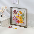 Yara | Acrylic Photo Frame | Transparent, Double-Sided, Art Deco | Wall & Table