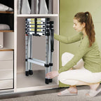 Honor | Telescopic Ladder | Aluminum, Adjustable 6FT–7FT | 330lbs Capacity