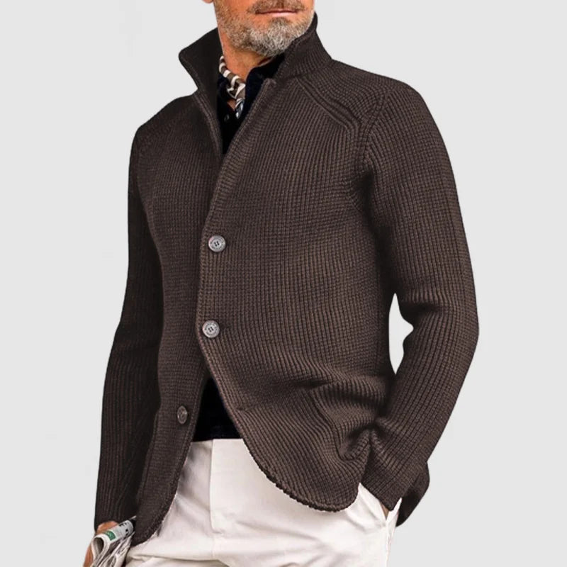 Juno | Men's Knit Vest | Mixed Wool, Slim Fit | Timeless Knitwear