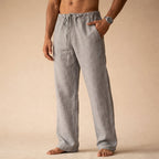 Jade | Men's Linen Trousers | Lightweight, Breathable | Summer Pants