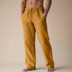 Jade | Men's Linen Trousers | Lightweight, Breathable | Summer Pants