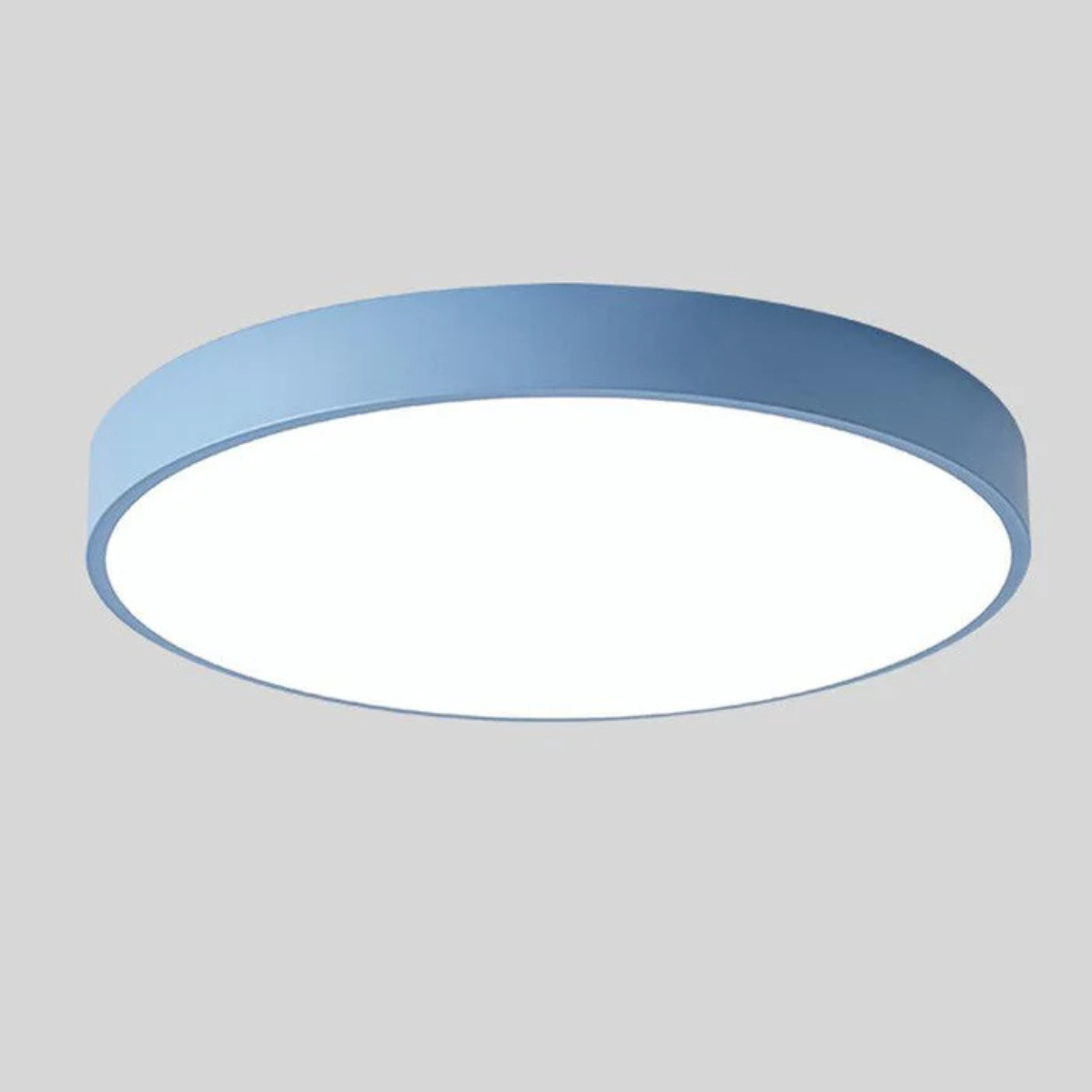 Inez | Ceiling Light | Scandinavian Wood LED, Round | Modern Indoor