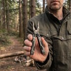 Linnea | Multitool with Pliers | 18-in-1 Folding, Pocket EDC | Dark Grey