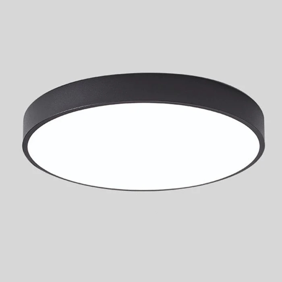 Inez | Ceiling Light | Scandinavian Wood LED, Round | Modern Indoor