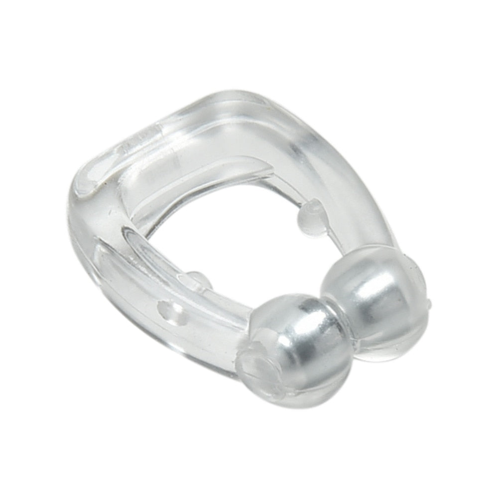 Silicone Anti Snoring Nose Clip Reusable Sleep Aid