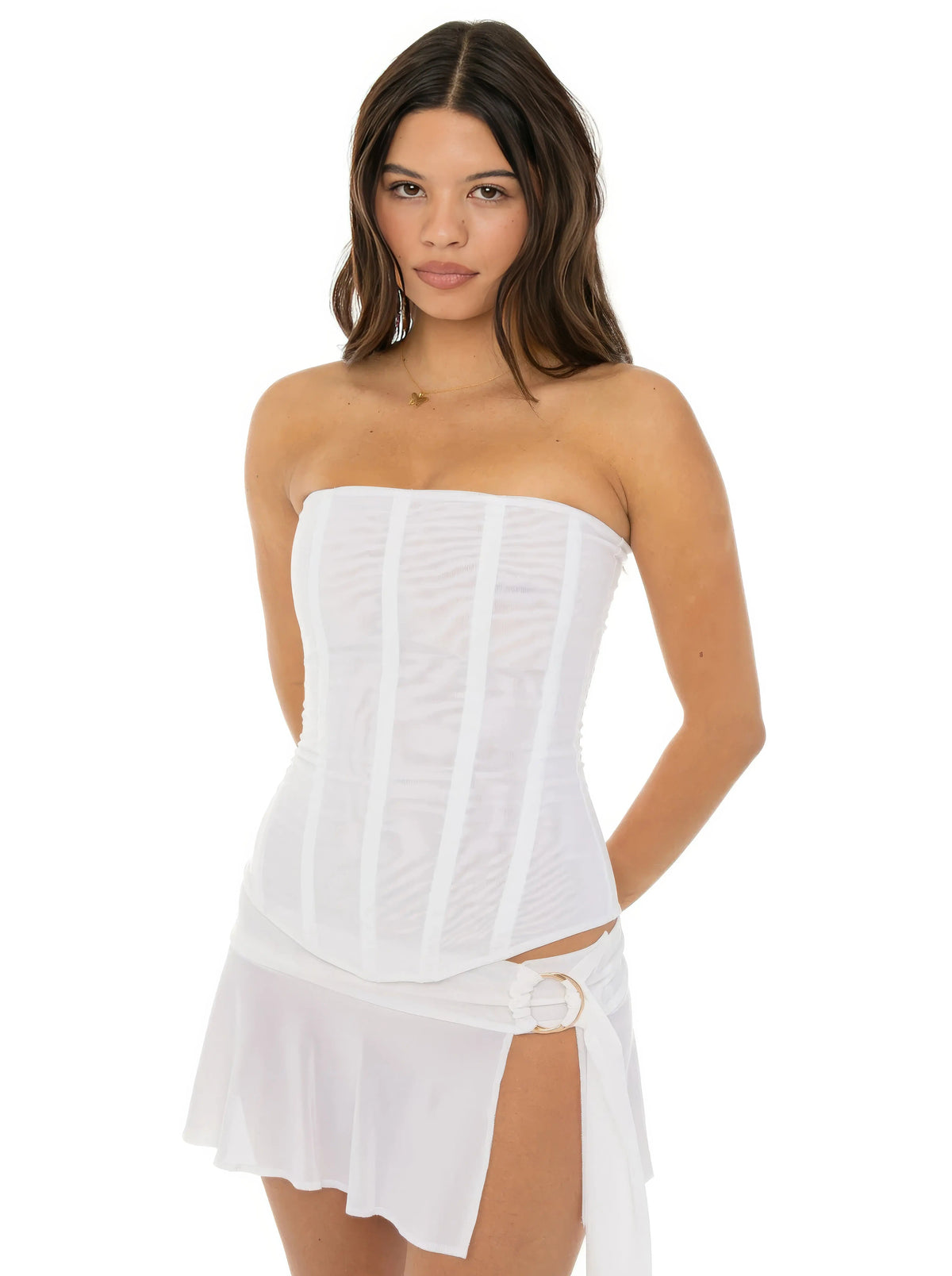 Aria | Women's Corset Top | Strapless, Structured, Fitted