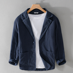 Aria | Men's Linen Blazer | Relaxed Fit, Breathable