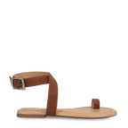 orthopedic sandals women | Suede Toe Loop Flat Casual Summer Sandals