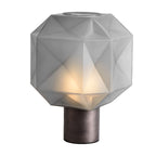 Anouk | Table Lamp | Smoke Gray Glass Shade, E27, 1-Light | Modern Retro