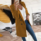 Odette | Women's Long Button-Up Coat | Elegant Fit