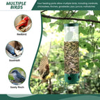 Sabine | Squirrel Proof Bird Feeder | Rotating Perch, 4 Ports | Heavy-Duty Metal