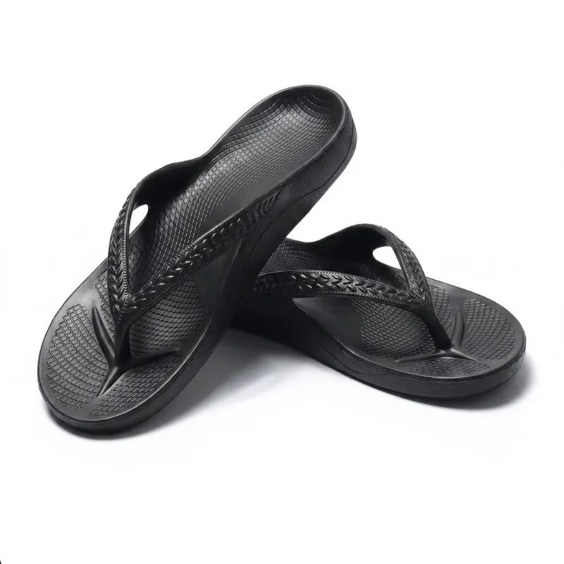 Flip flops women arch support pain free walking comfort shoes