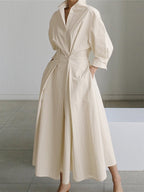 Honor | Shirt Dress | Button-Front, Belted Waist | Women's Midi