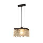 Dione | Chandelier | Dining Room, 3-Step Dimmable, Glass, Black | E27