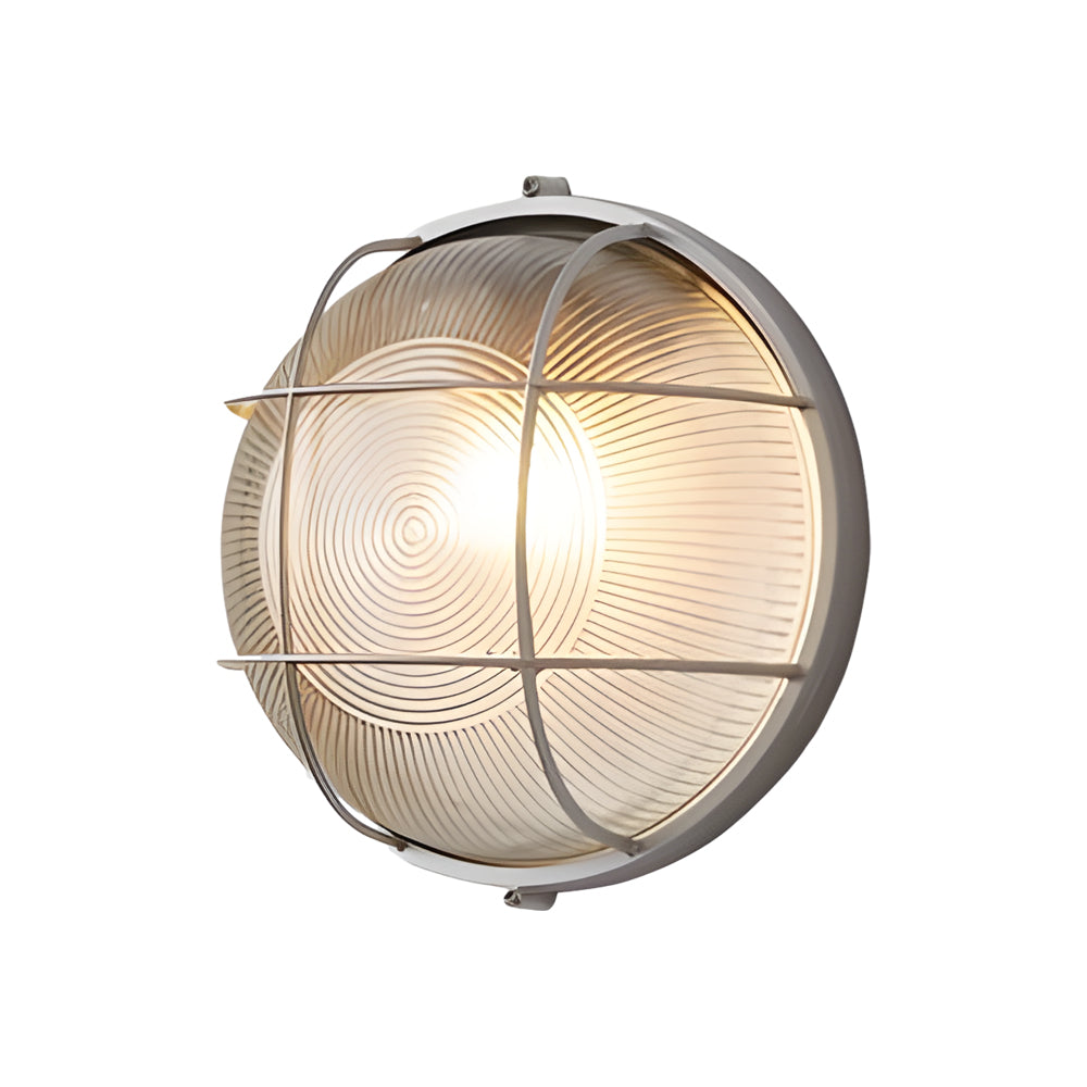 Tamsin | Outdoor Wall Lamp | Retro Industrial, E27, Cast Aluminum | Oval & Round