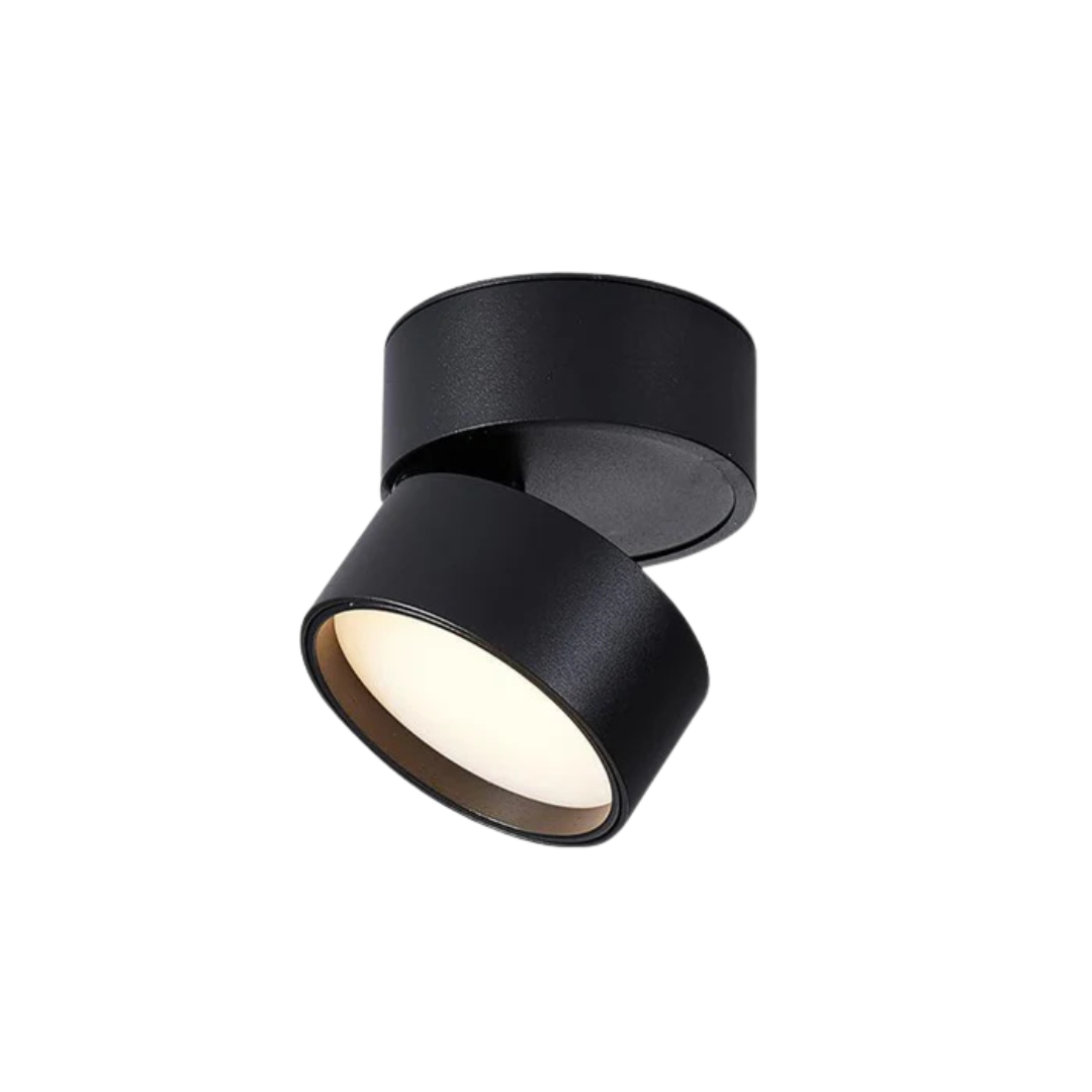 Della | LED Ceiling Spotlight | Adjustable, Minimalist | Warm White, Black & White