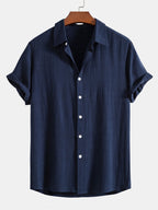 Ivy | Men's Summer Outfit Set | Linen Shirt & Trousers | Lightweight, Relaxed Fit