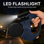 Ottoline | Dual Retractable Dog Leash | Two Dogs, Built-In Flashlight | 10FT