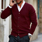 Men Knit Cardigan Comfortable Fit