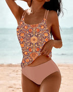 Women Swimsuit Double Strap