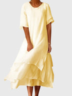 Maren | Women's Elegant Dress | Open Neckline, Fluid Cut