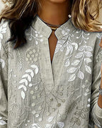 Hazel | Women's Floral Blouse | V-Neck, Lightweight | Spring Summer