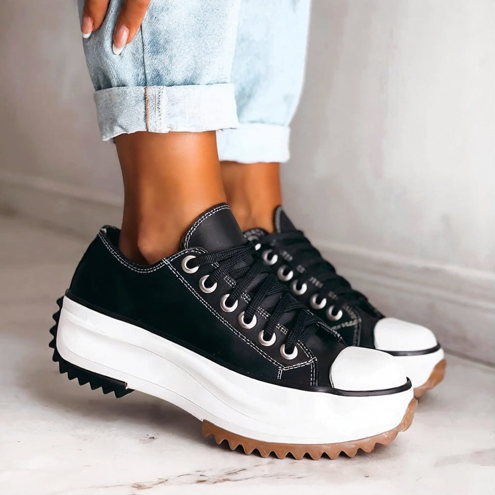 Women's Casual Sneakers | Lace-Up, Lightweight | Non-Slip