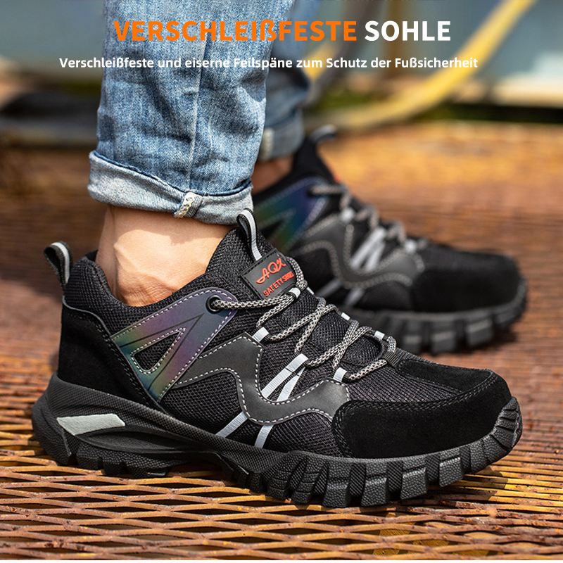 Marlow | Safety Shoes | Anti-Smash, Steel Toe, Non-Slip | Reflective, Breathable