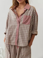 Wenna | Women's Pajama Set | Two-Piece, Soft Cotton, Stretch | Lounge