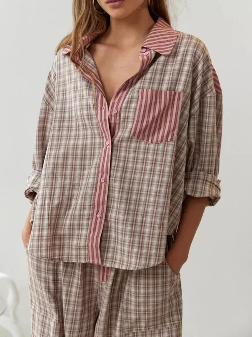 Wenna | Women's Pajama Set | Two-Piece, Soft Cotton, Stretch | Lounge