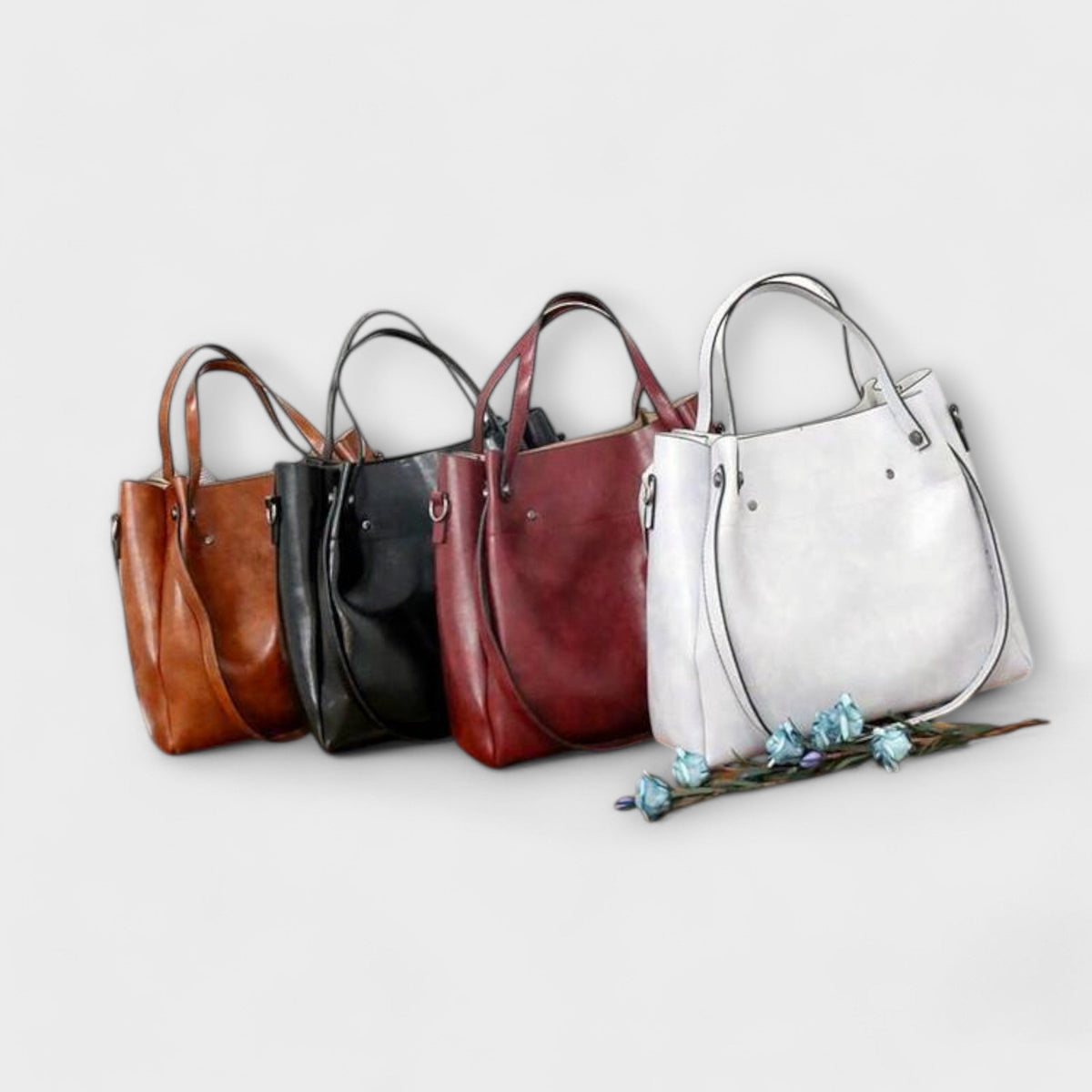 Women 4 Piece Bag Set Vintage