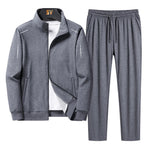 Men's Comfortable Lounge Set Zip | Black, Grey, Navy | Two-Piece Tracksuit