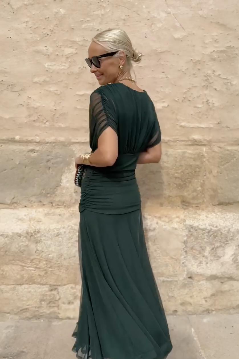 Women V-Neck Maxi Dress Party