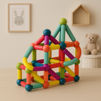 Seraphina | Magnetic Sticks | Kids Creative Building Toy | 36–144 Pieces