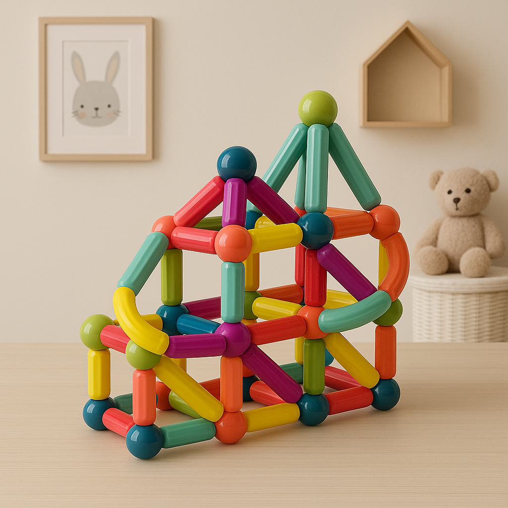 Seraphina | Magnetic Sticks | Kids Creative Building Toy | 36–144 Pieces