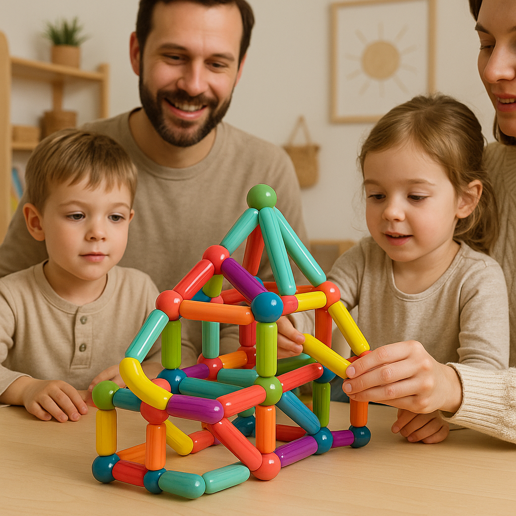 Seraphina | Magnetic Sticks | Kids Creative Building Toy | 36–144 Pieces